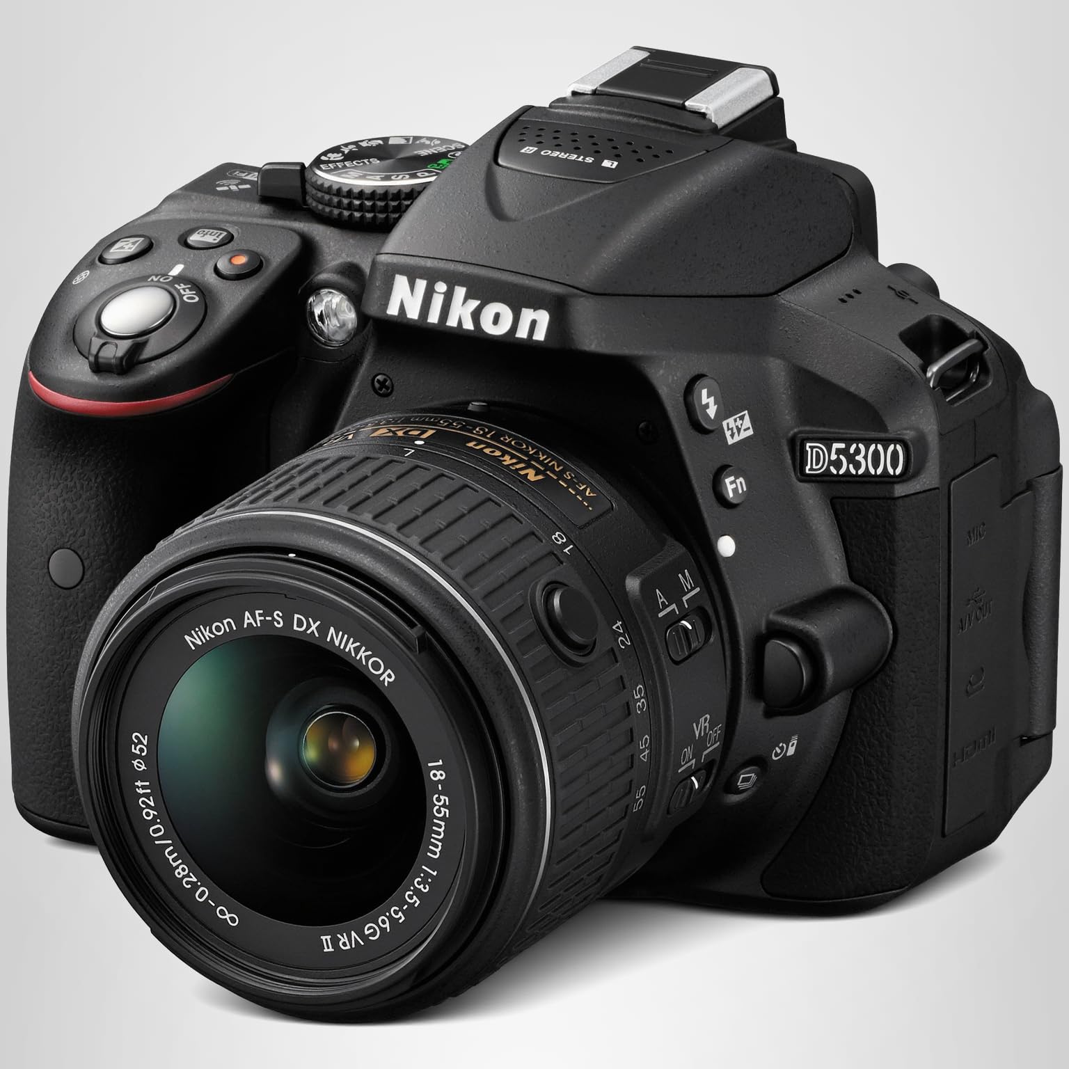 Amazon | Nikon D5300 24.2 MP CMOS Digital SLR Camera with 18-55mm